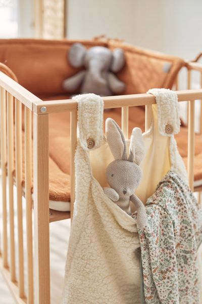 Sac De Rangement Pour Parc Teddy Miffy – Coton Naturel – Rangement Pour Doudous Et Affaires Bébé