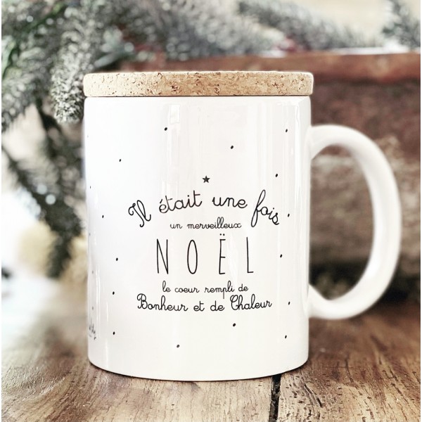 Mug Avec Couvercle En Liège Noël - Histoire de coeur – Bulle