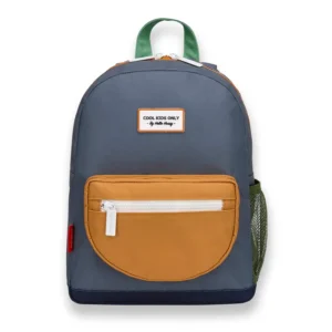 cartable colore enfants gris camel format rond hello hossy
