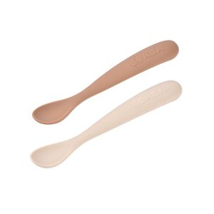 Lot de 2 cuillères en silicone / pralin et argile