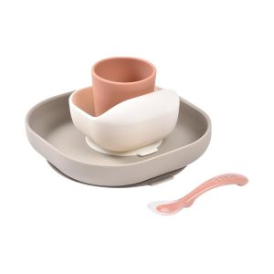 Coffret repas silicone 4 pièces / Terracotta - Gazelle