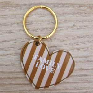 Porte-clés coeur / Family-Love