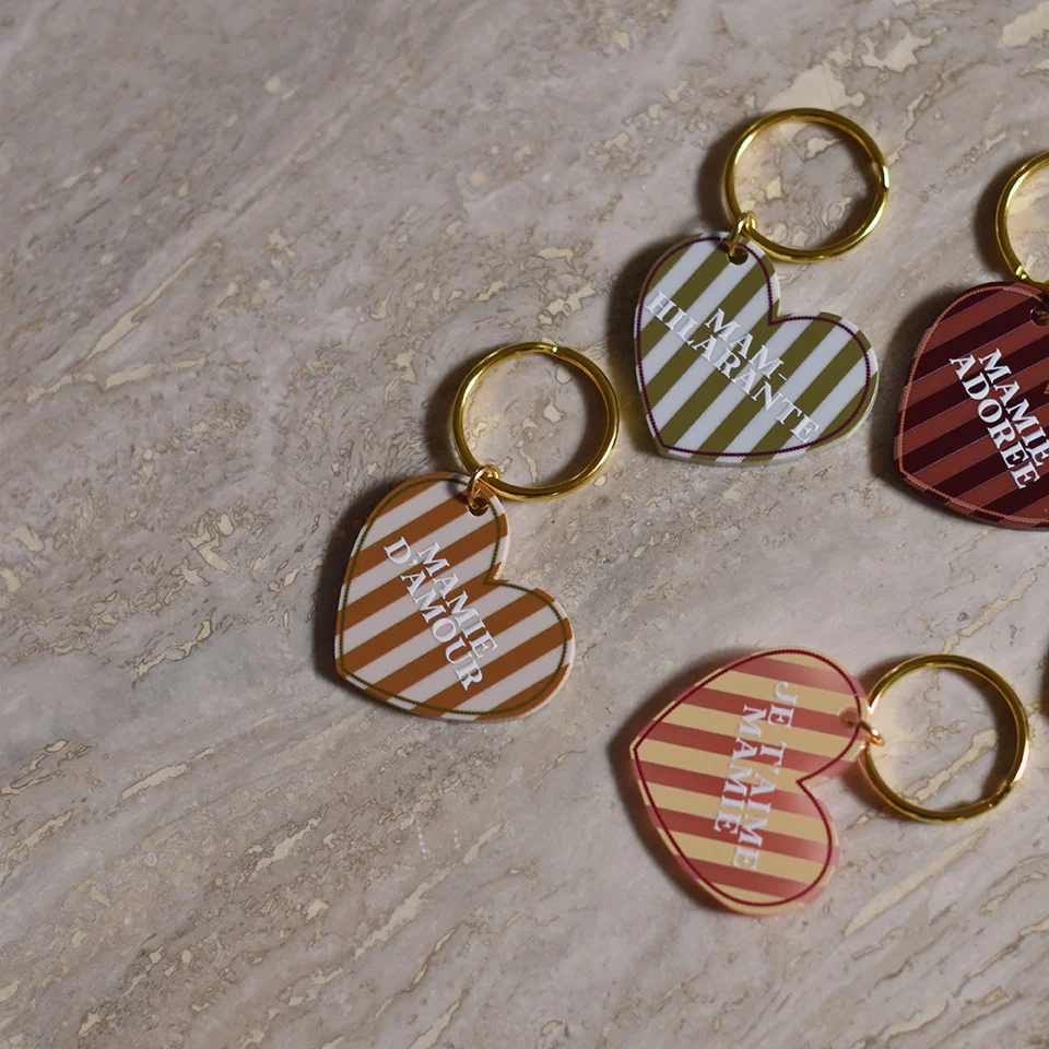 Porte-clés coeur / Je t'aime maman – Image 2