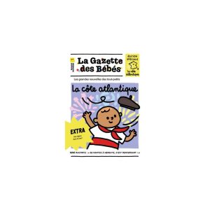 Journal bébé tissus Crinkly "Mon premier journal qui crépite" / La côte Atlantique