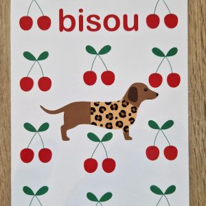 Carte postale | Bisou Chien