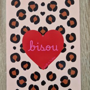Carte postale | "Graou" Bisou Coeur