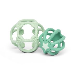 Lot de 2 balles sensorielles Vertes