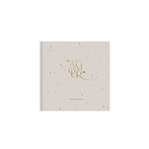 Livre de naissance Petit amour | Beige