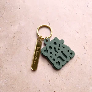 Porte-clés / Cool papa club vert